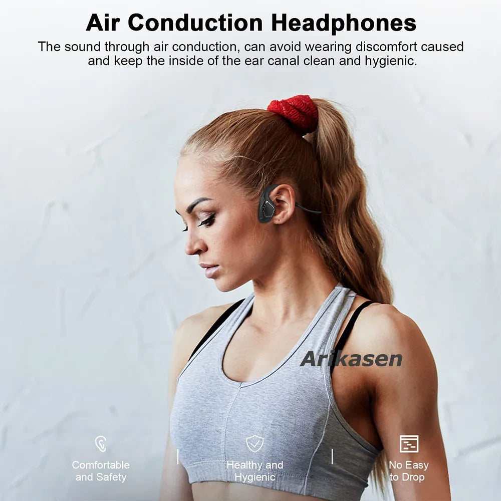 Bluetooth Headsets Microphone Open Ear Headphones Wireless Noise Zpaxo