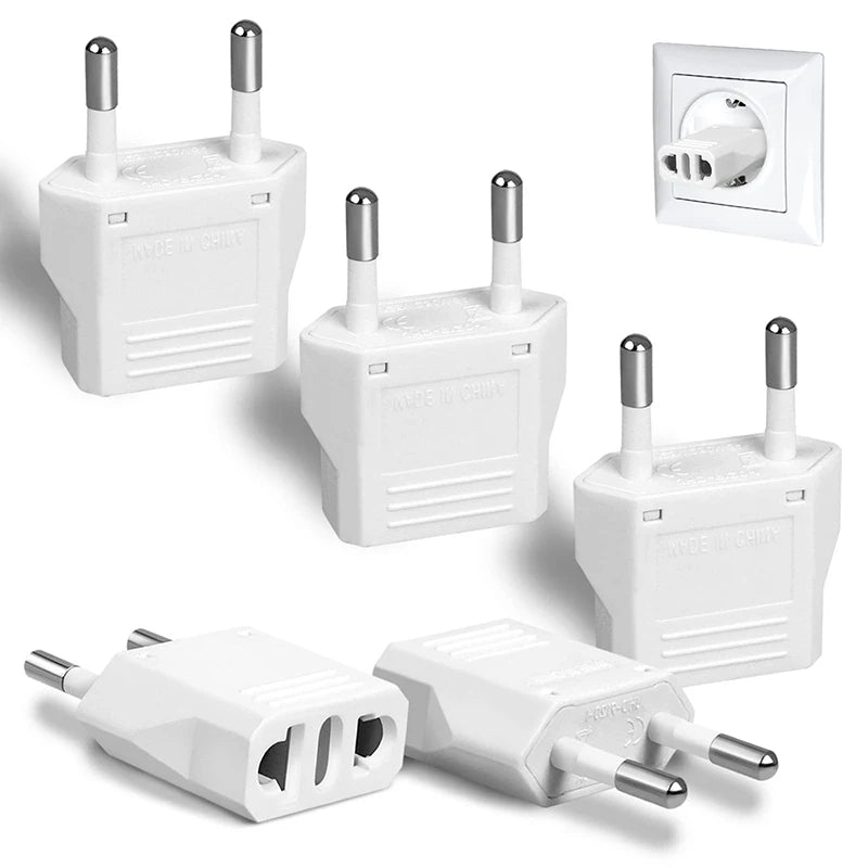 Europe Power Plug Adapter US EU Euro Converter Travel CN Electrical Zpaxo