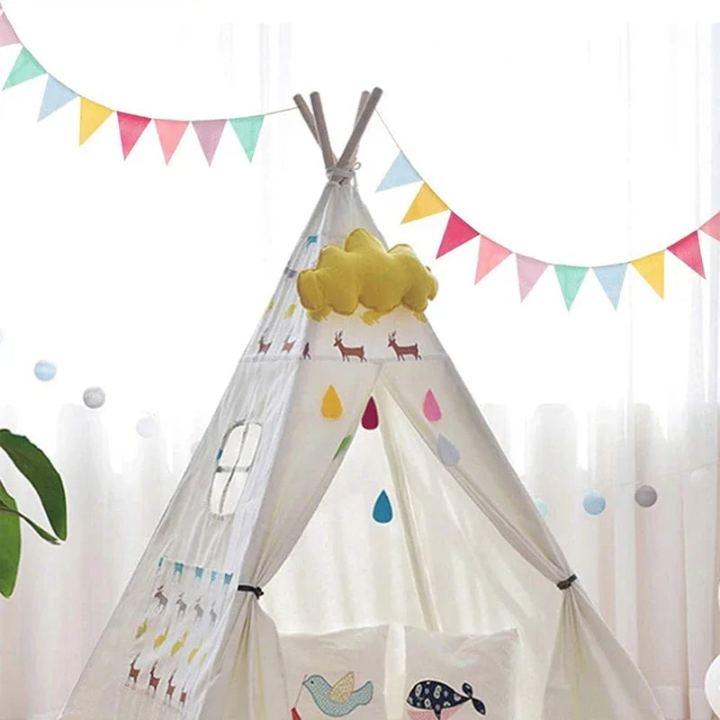 Colourful Triangular Flags 8m Birthday Party Christmas Wedding Zpaxo