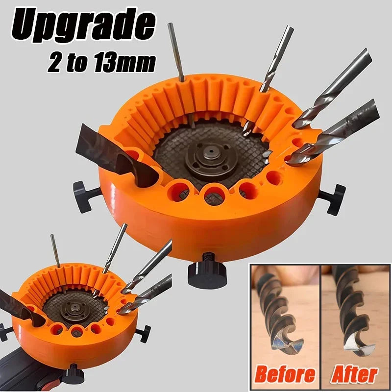 Upgrade 118 Degree Angle Grinder Drill Bit Sharpener Power Grinding Zpaxo
