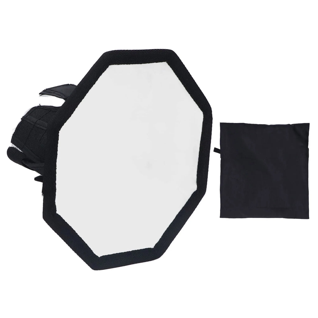 Camera Softbox Nylon Octagonal Foldable Flash Light Diffuser Storage Zpaxo Black