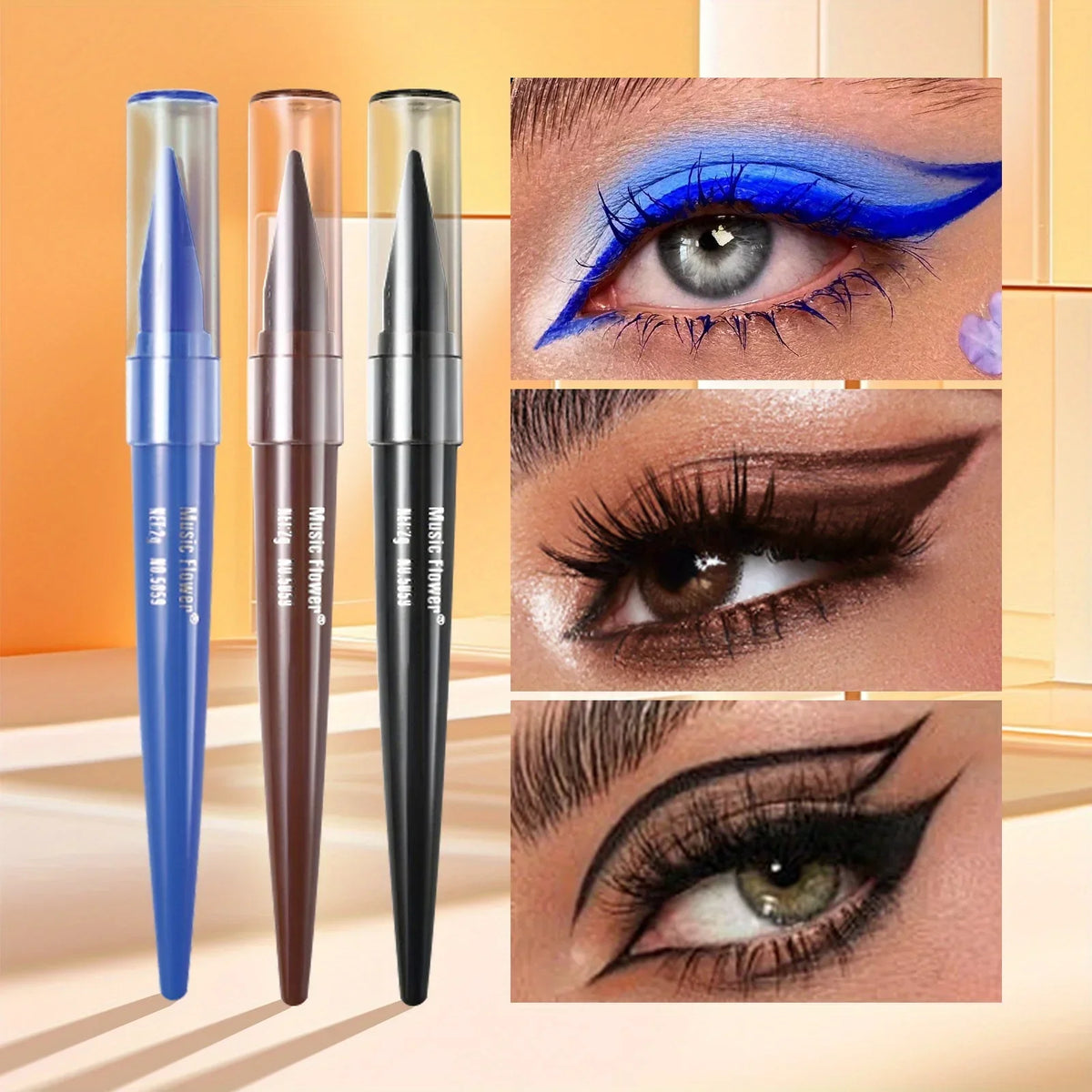 Liquid Eyeliner Long-lasting Waterproof Smudge Proof Pen Women Zpaxo