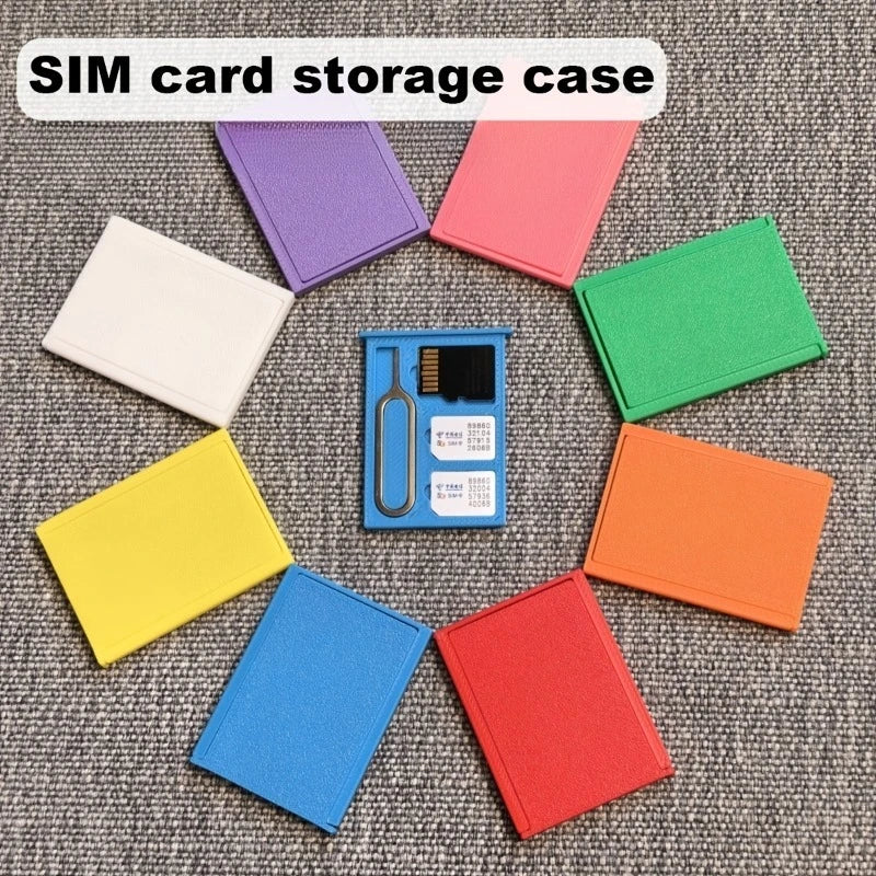 Designed Be Secure Portable Mini SIM Card Storage Box Shockproof Zpaxo
