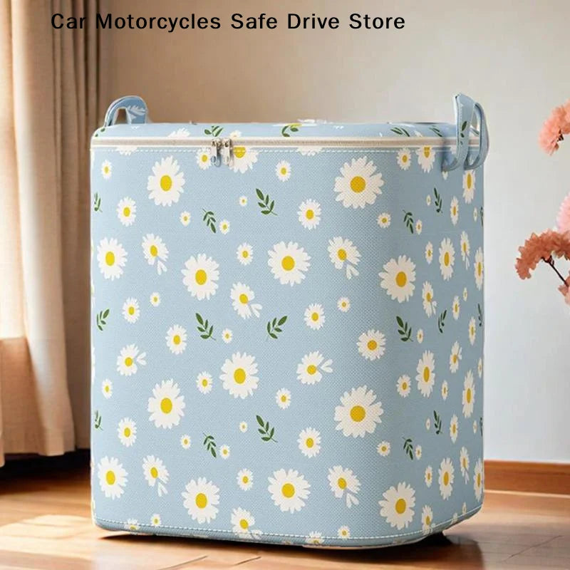 CMExtra Large Storage Box Lid Modern Space Saving Design Durable Zpaxo