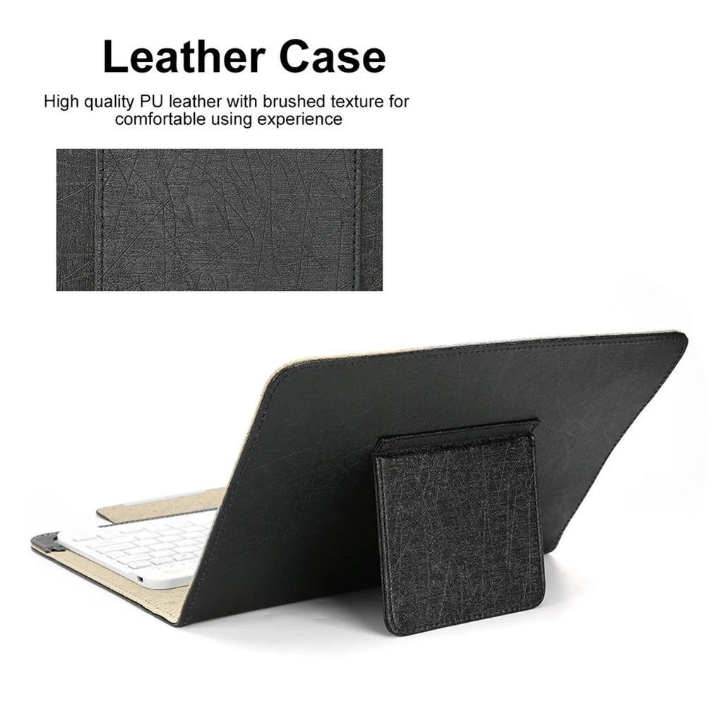 10'' Tablet Laptop Universal PU Protective Case Cover Bluetooth Zpaxo