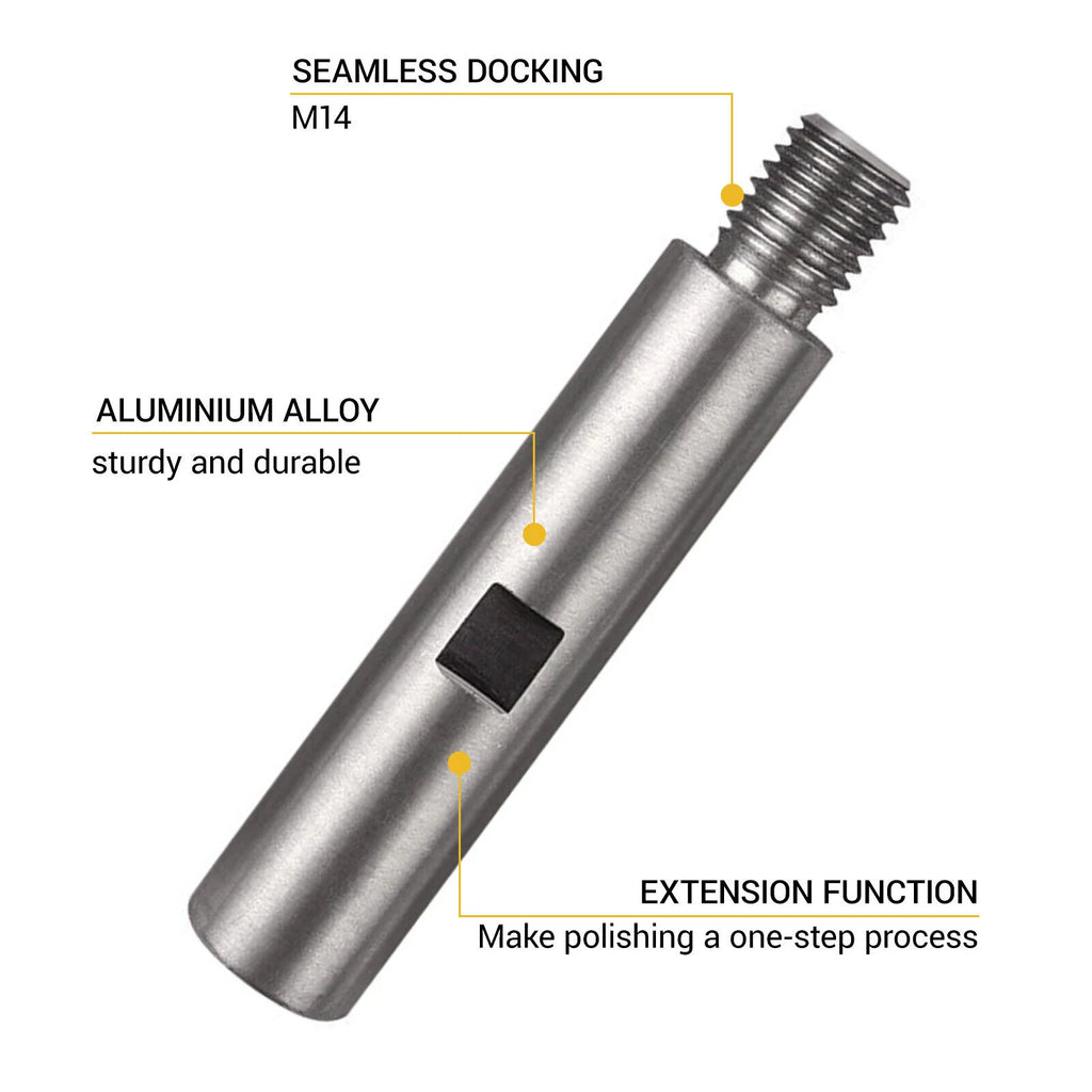 M14 Angle Grinder Extension Rod 75 100 Thread Adapter Polishing Pad Zpaxo