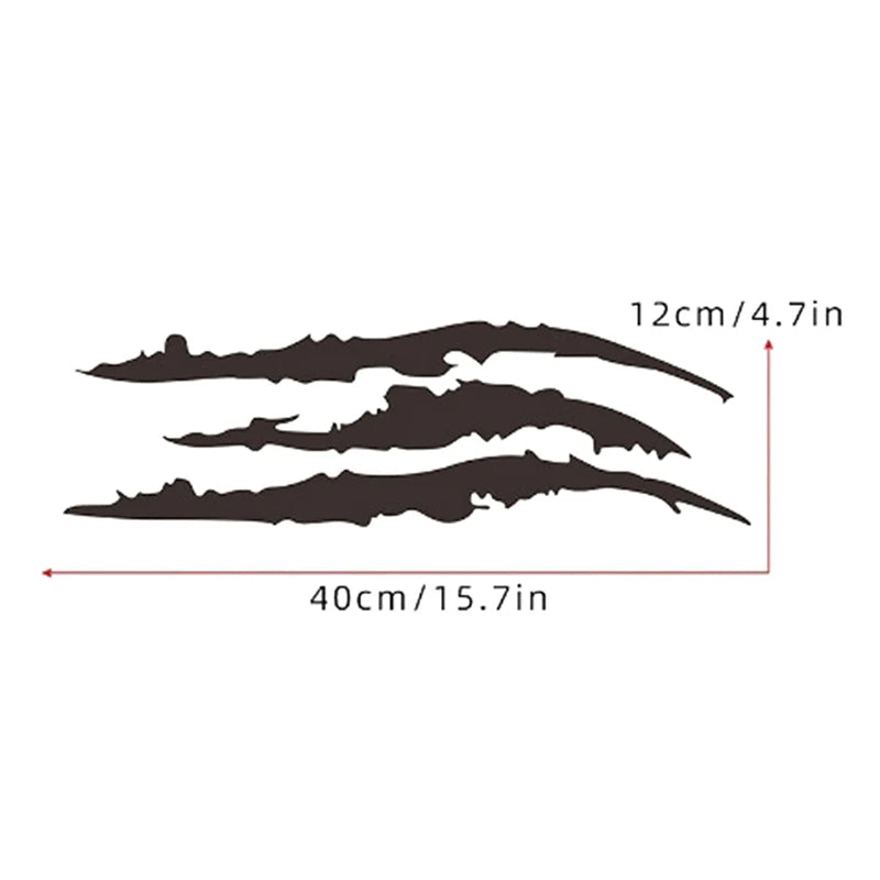 Car Styling Headlights Personalized Stickers Monster Claw Scratch Zpaxo
