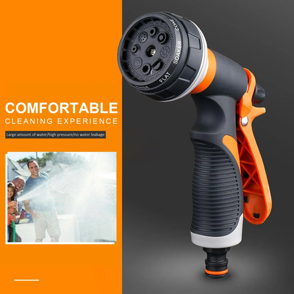 Multifunctional Garden Hose Spray Nozzle 8 Patterns Watering Sprayer Zpaxo