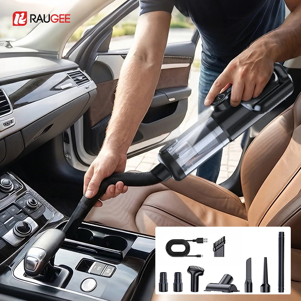 Car Vacuum Cleaner Handheld Wireless Portable One Button Dust Dump Zpaxo