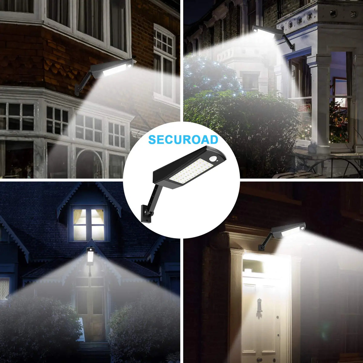 Solar Wall Lights Remote Control Adjustable Brightness Waterproof Zpaxo