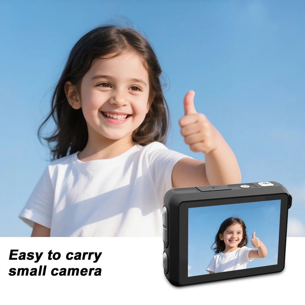 4K Retro Wearable Mini Camera 1080P 500MP LED Fill Light 2 0 IPS Zpaxo