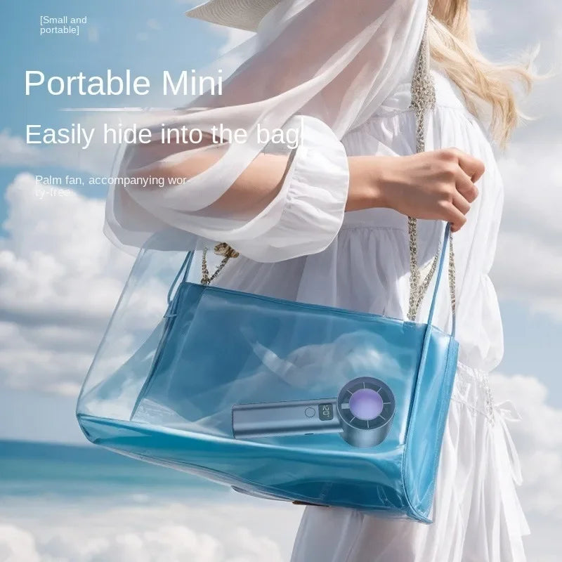 Portable Handheld Turbo Fan Adjustable Mini Personal Battery Operated Zpaxo