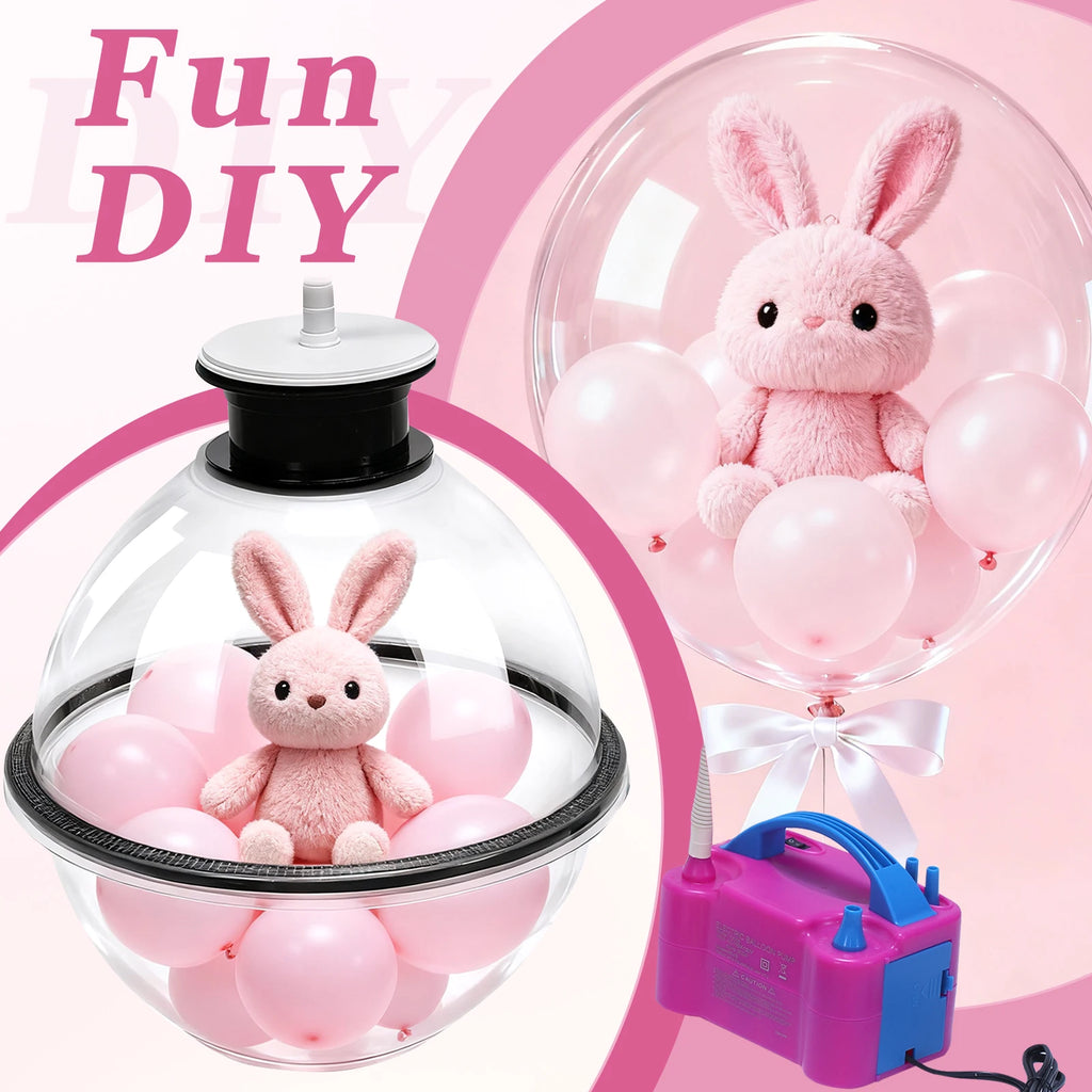 110V US Balloon Stuffing Machine Air Pump Expander Packing DIY Zpaxo