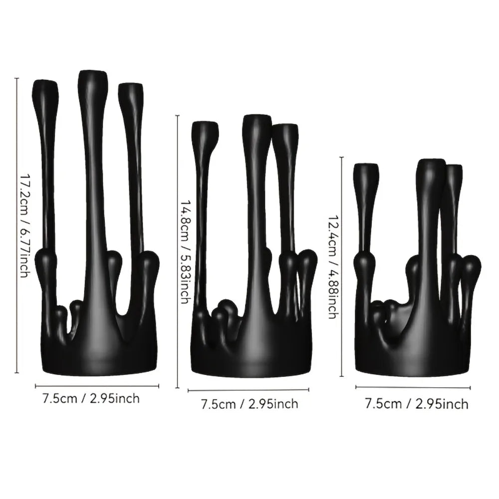 Creative Electronic Candle Holder Conical Candlesticks Decorative Zpaxo
