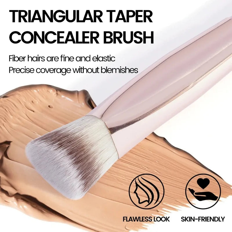 Under Eye Concealer Makeup Brush Triangle Foundation Liquid Cream Zpaxo