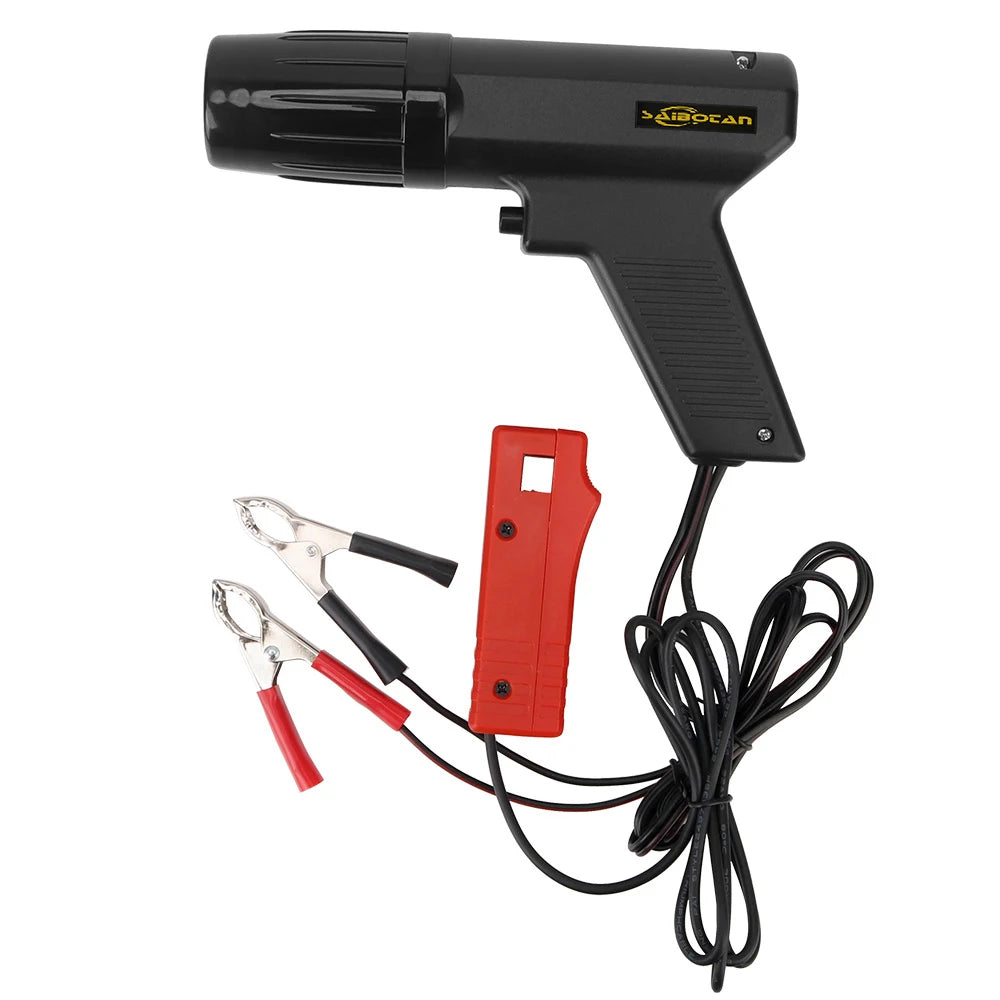 Ignition Timing Light 12V Strobe Lamp Inductive Petrol Engine Zpaxo black