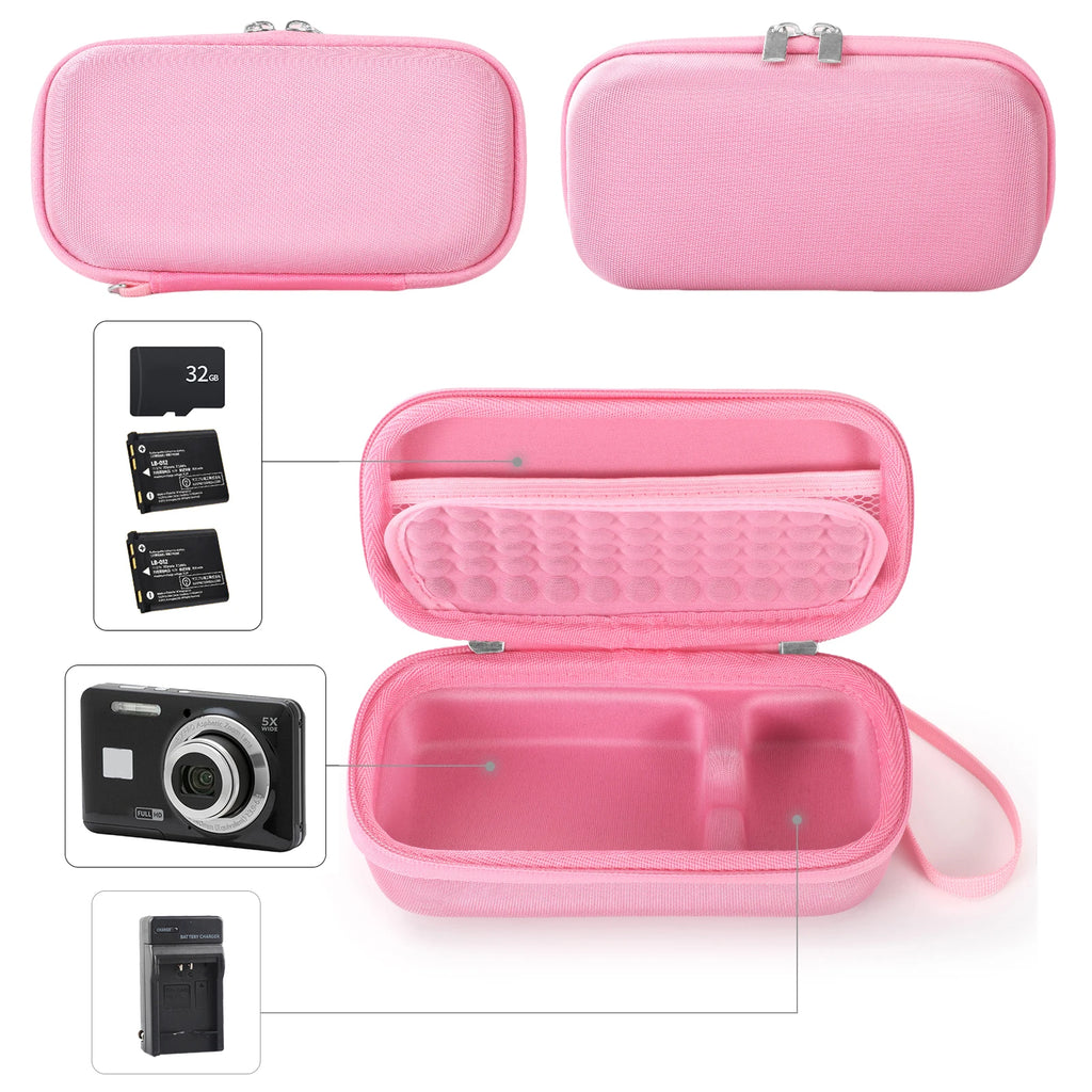 Digital Camera Case Vlogging Hard Carrying Lightweight Small Travel Zpaxo