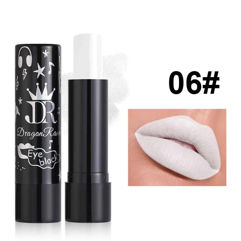 Matte Lipstick with a Fine Silky Texture, Non-Caking, Waterproof, Sweat-Proof, Long-Lasting, Non-Stick Cup, Available in Red, White, and Green for Holiday Parties Zpaxo 6Dr81 Full Size