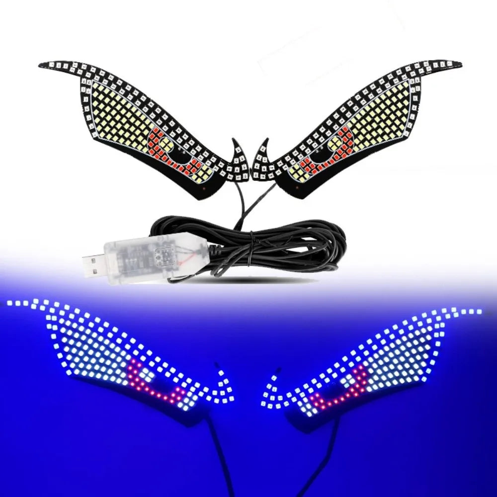 Night Driving USB Demon Eye Light 5V RGB Dynamic Devil Eyes Zpaxo Style A