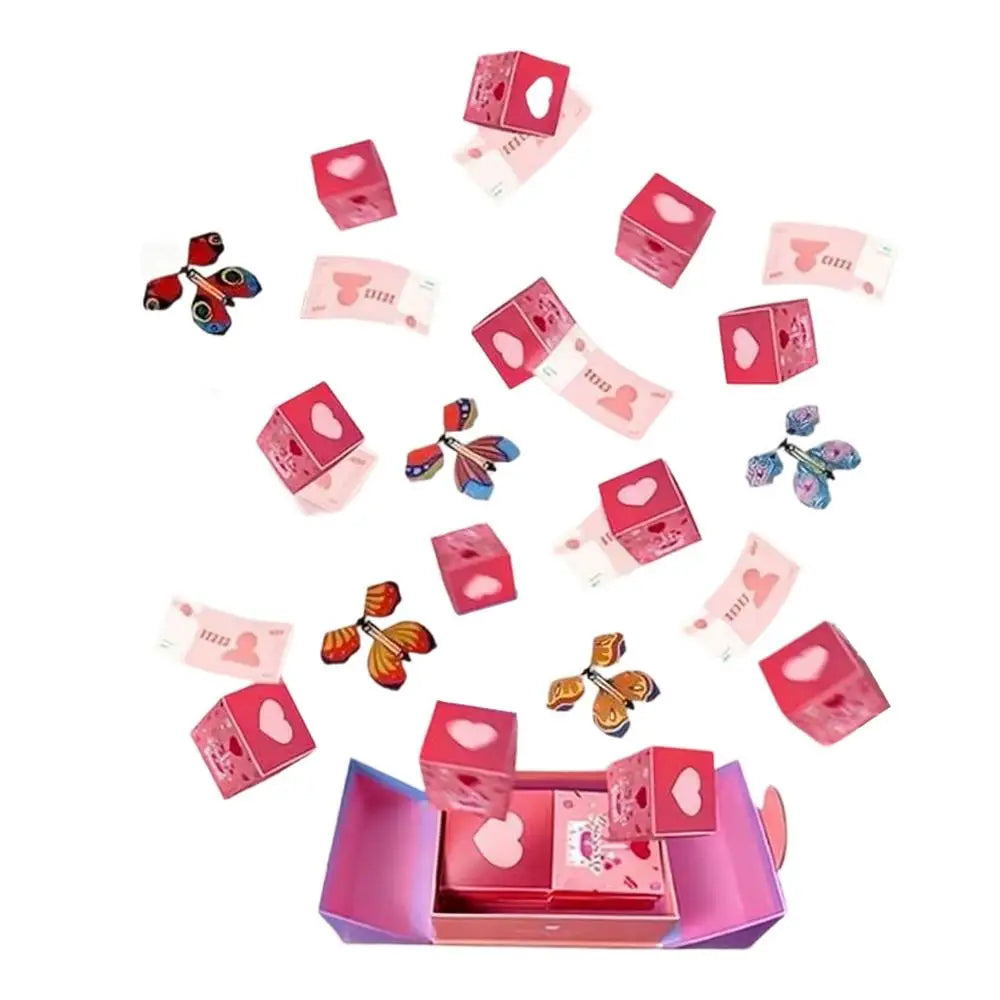 Valentines Bounce Box Confession Supplies Red Envelope Birthday Zpaxo CN 12 boxes Others