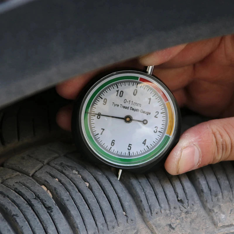 Tire Tread Depth Gauge Car Meter Measurer Accuracy Tyre Measure Tool Zpaxo