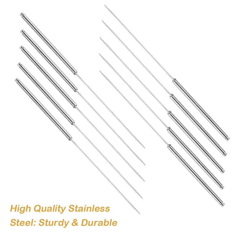 10Pcs Stainless Steel Nozzle Cleaning Needle 0.2mm 0.3mm 0.4mm 0.5mm 0.6mm 0.8mm 1.0mm Drill Bits 3D Printer Nozzle Cleaning Kit Zpaxo