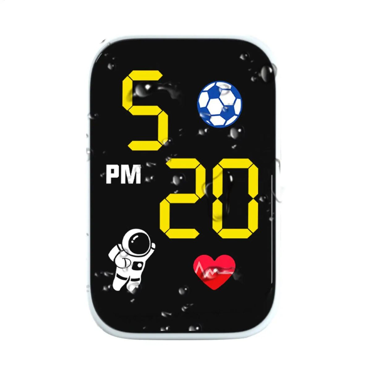 Waterproof Mini Motorcycle Clock Dashboard Mount LED Light Compact Zpaxo