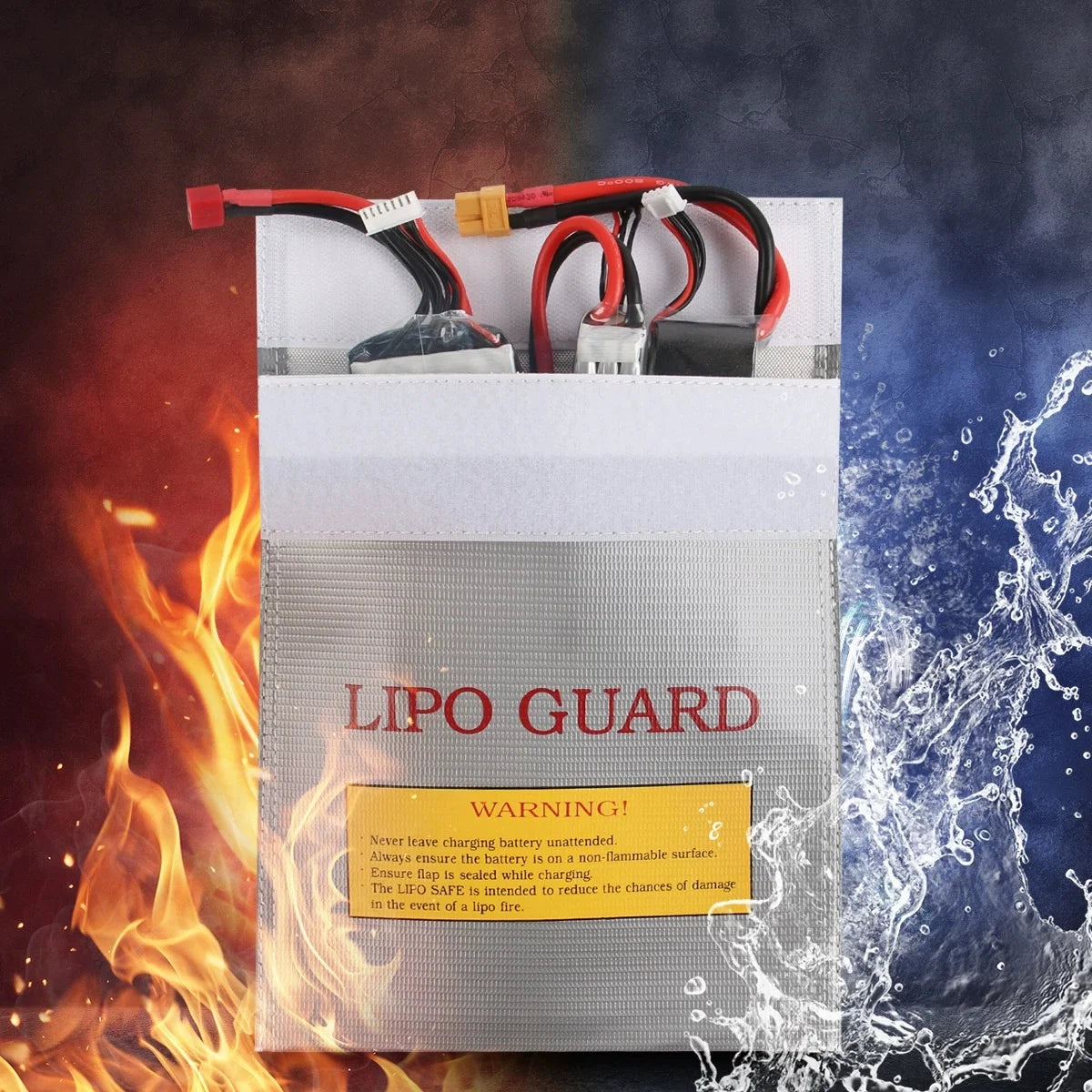 Lithium Battery Explosion Proof Bag Temperature Resistant Storage Zpaxo