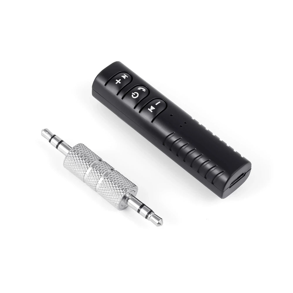 Wireless Bluetooth-compatible Audio Receiver Jack AUX Car Transmitter Zpaxo Black Bluetooth v5.0