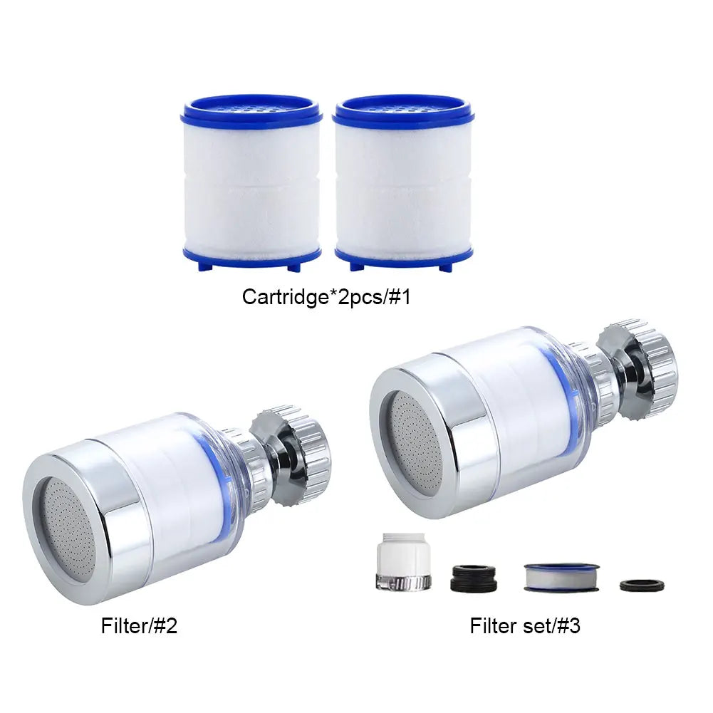 40- Faucet Water Filter Element Remove Chlorine Heavy Metals Filtered Zpaxo