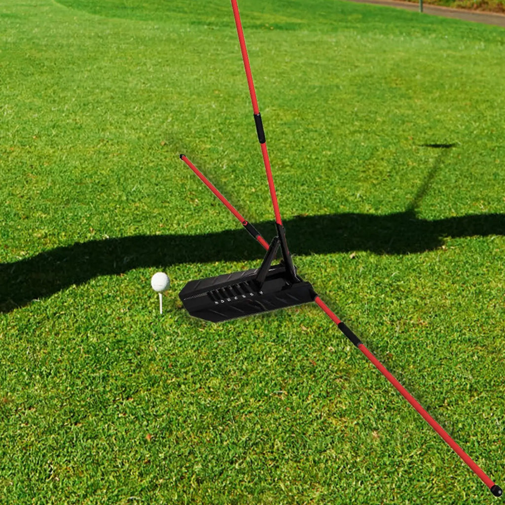 Golf Swing Alignment Rod Sticks Holder Angle Adjustment Postures Zpaxo