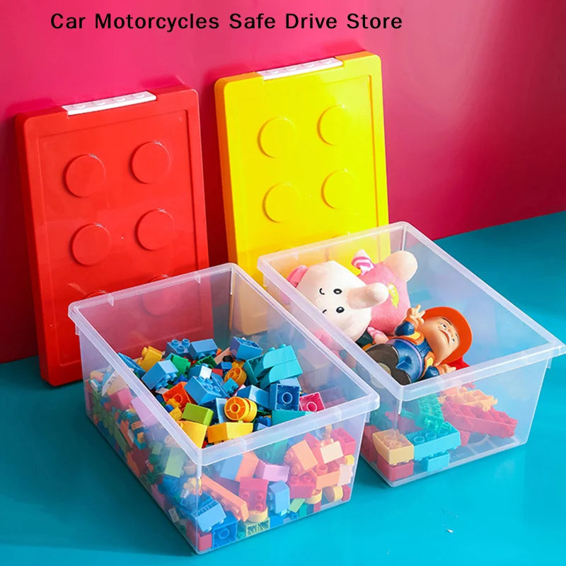 Kids Building Block Storage Box Toy Organizer Stackable Case Zpaxo
