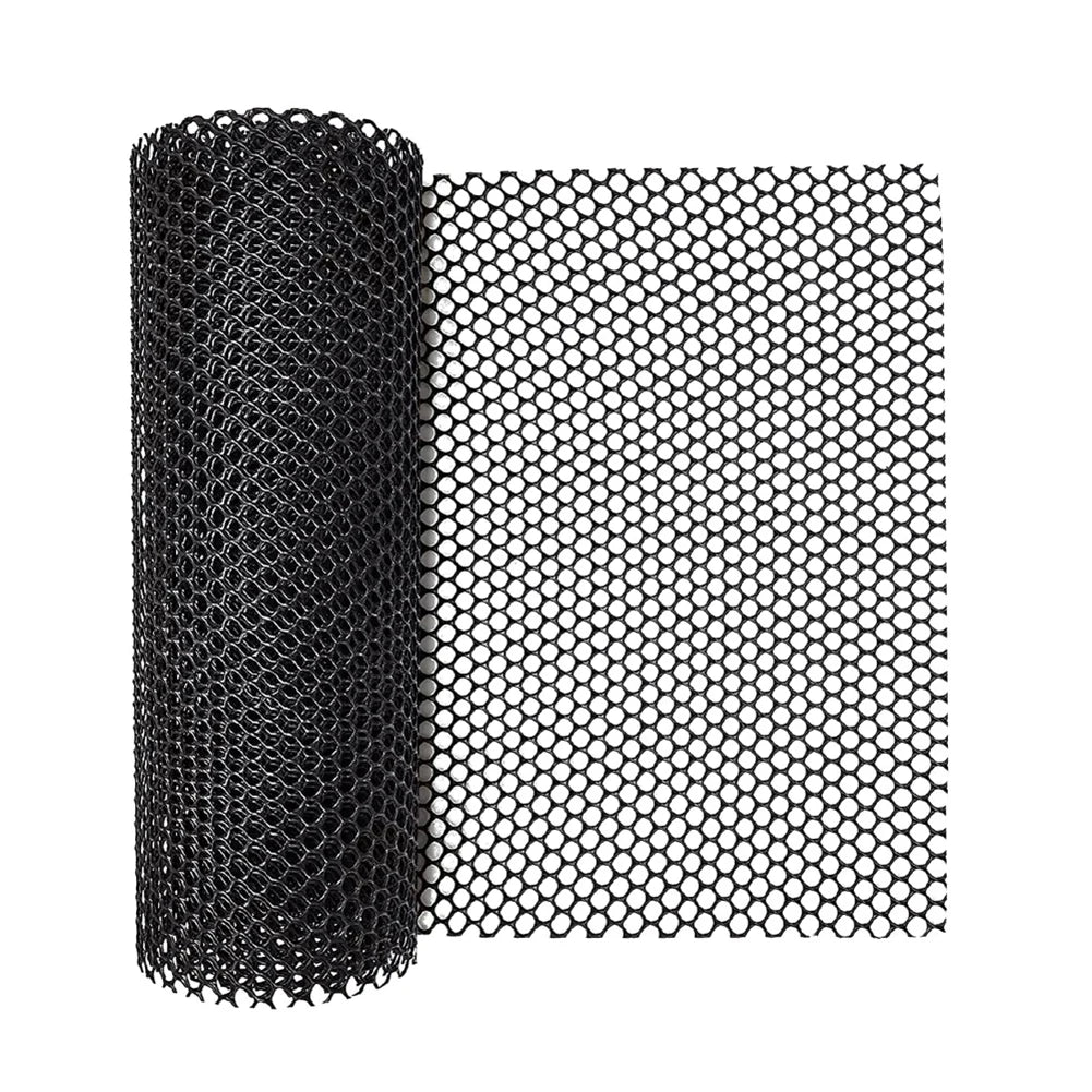 Plastic Wire Mesh Fence Poultry Netting 300 Fencing Solution Dogs Zpaxo Black