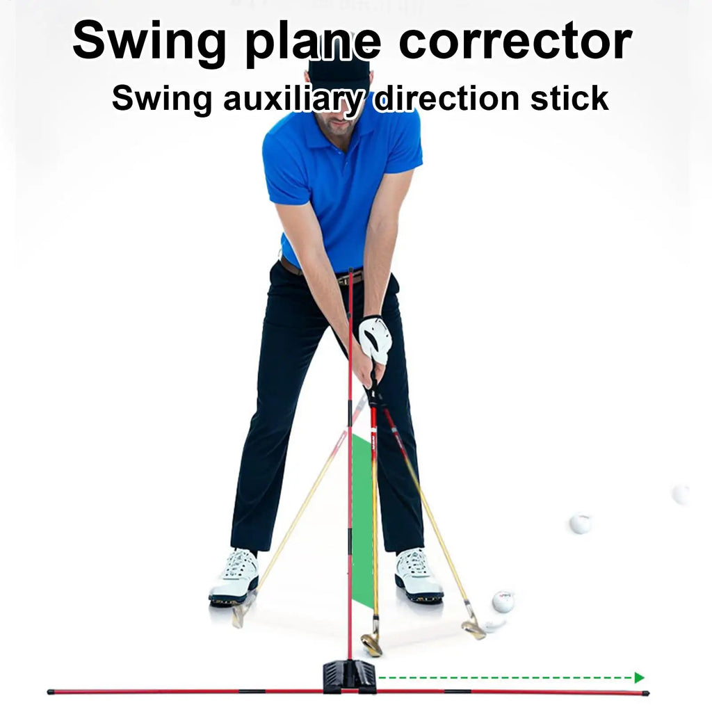 Golf Swing Alignment Rod Sticks Holder Angle Adjustment Postures Zpaxo