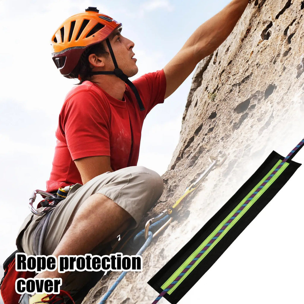 Rope Protector Climbing Mountaineering Rappelling Abseiling Equipment Zpaxo