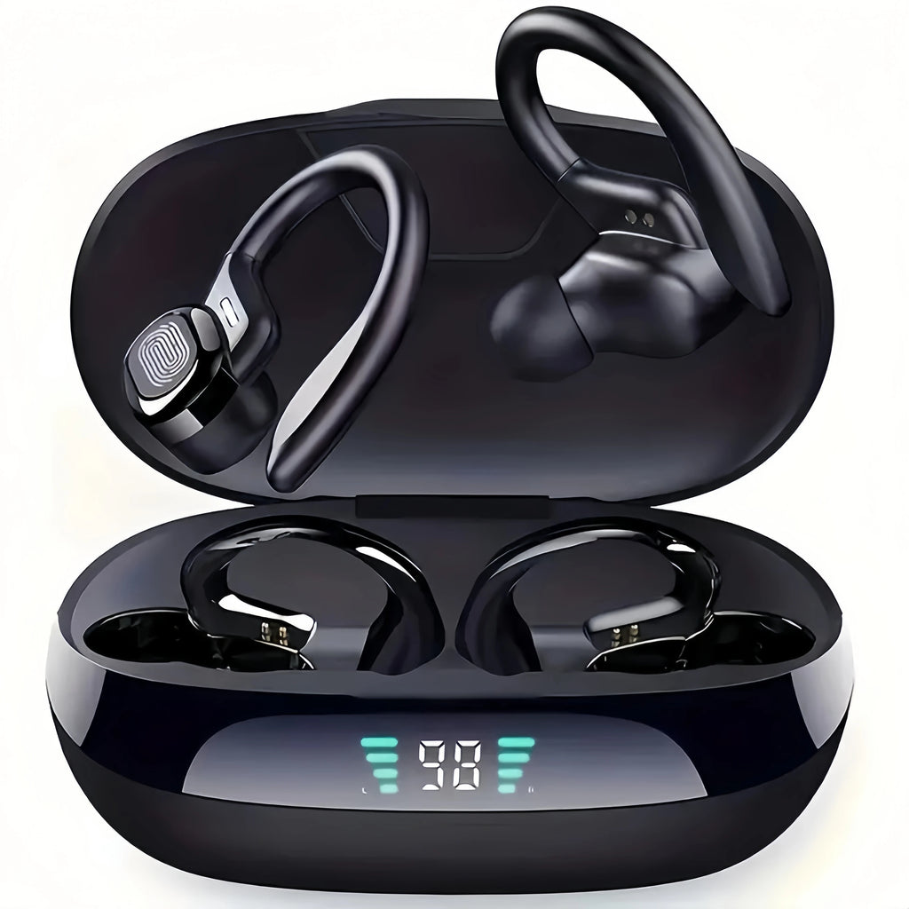 Wireless Open Headphones Ear-mounted Design In-ear Earplugs 36H Zpaxo