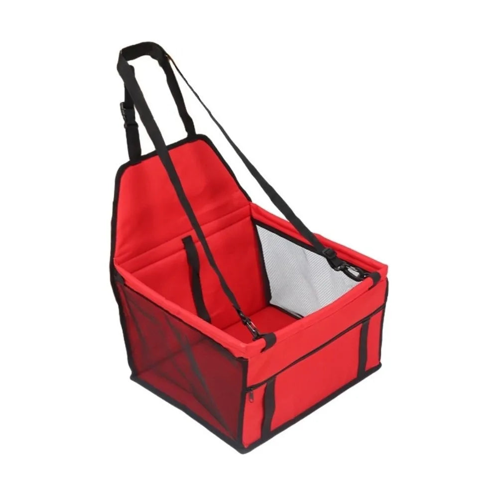 Waterproof Folding Pet Dog Carrier Pad Breathable Mesh Hammock Auto Zpaxo Red