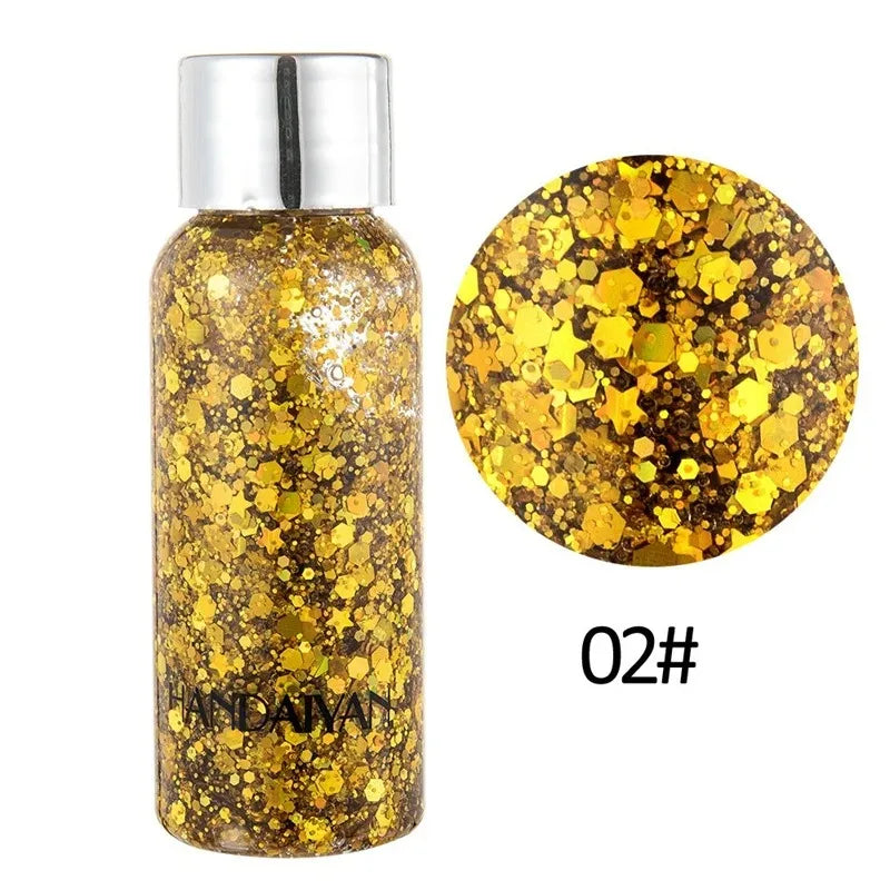 Eye Glitter Body Face Gel Art Waterproof Gloss Shine Multifunctional Zpaxo 02