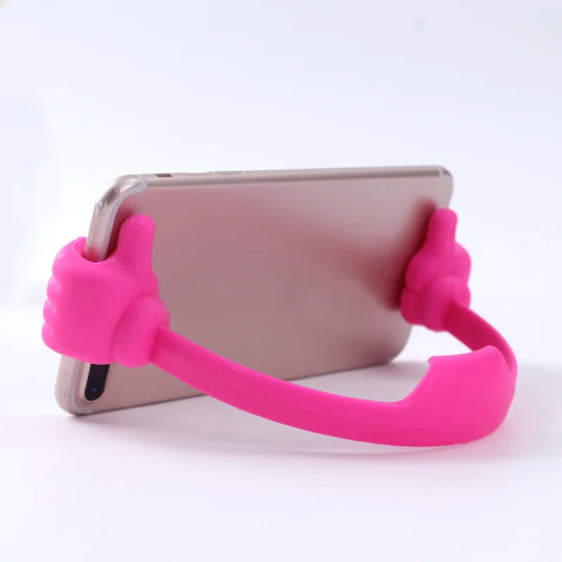 Portable Thumbs Up Mobile Phone Stand Lazy Holder Desk Tablet Bracket Zpaxo Rose