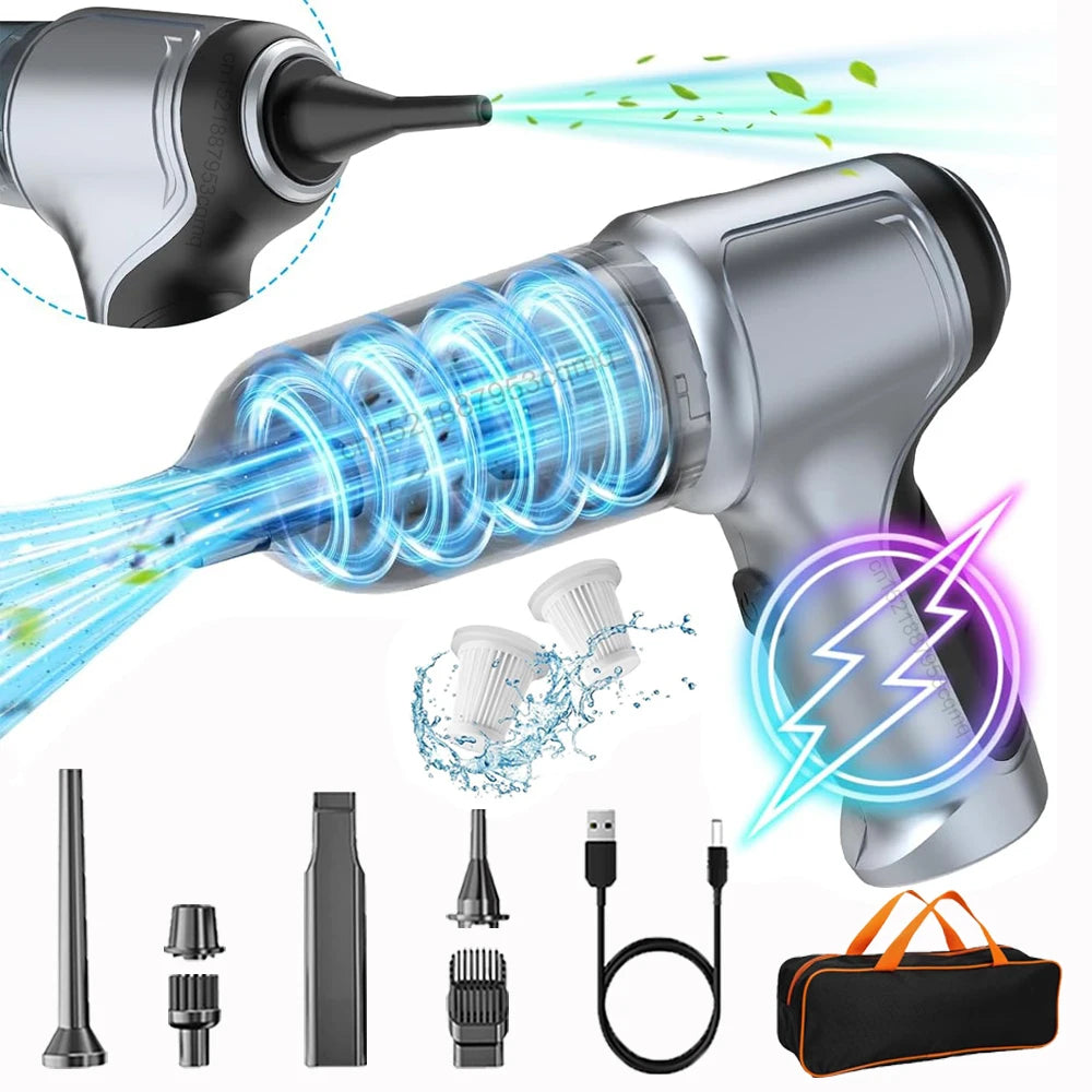 Car Vacuum Cleaner Wireless Strong Suction Portable Handheld Auto Zpaxo