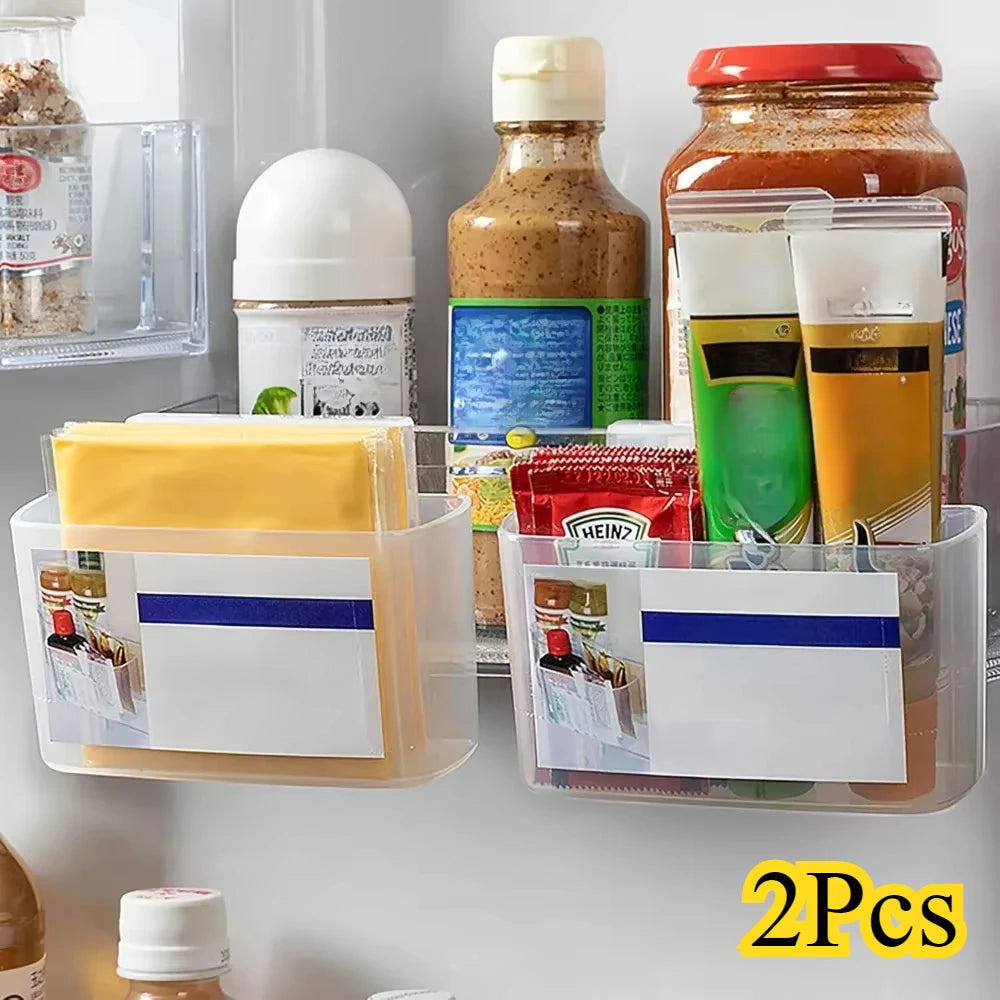 Sliced Cheese Holder Fridge Refrigerator Side Door Organizer Hanging Zpaxo