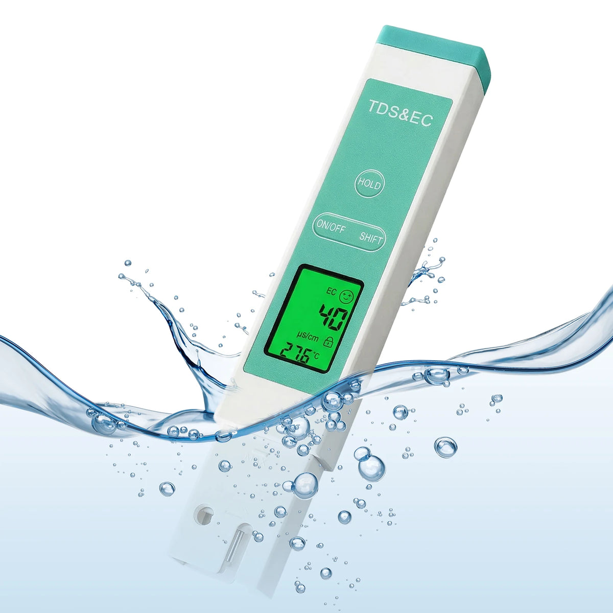 Smart Backlight Water Tester LCD Digital TDS Testing Pen Temperature Zpaxo