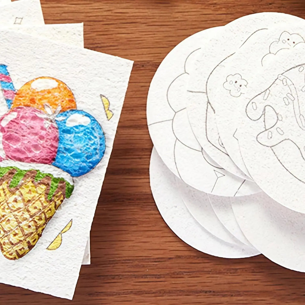 Magic Puffy Paint 3D Drawing Canvas Sponge Foam Texture Blank Zpaxo