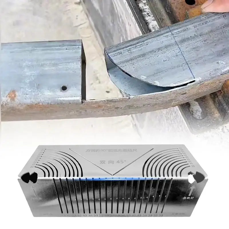 Arc Marking Ruler Construction Tool Folding Linear Dualpurpose Zpaxo