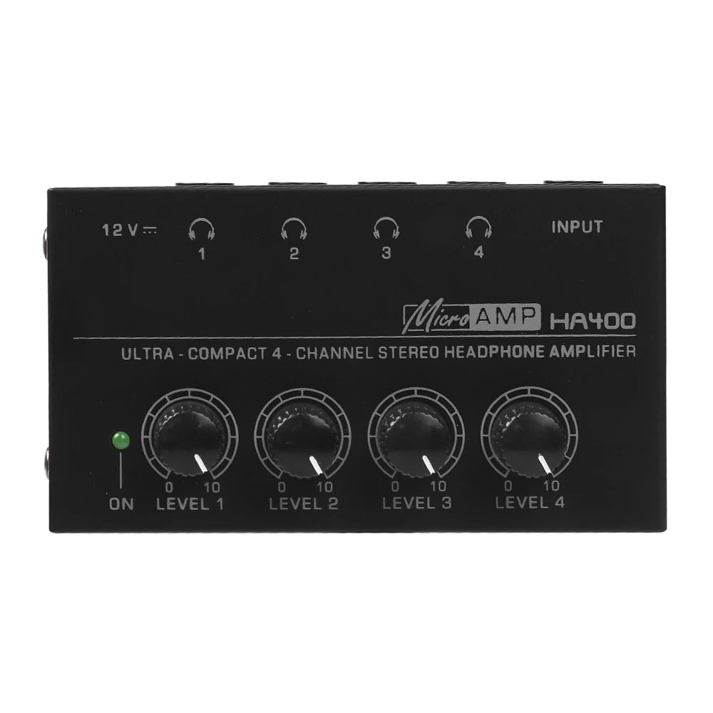Headphone Amplifier Ultra-compact Stereo Earphone Audio 4 Channels Zpaxo