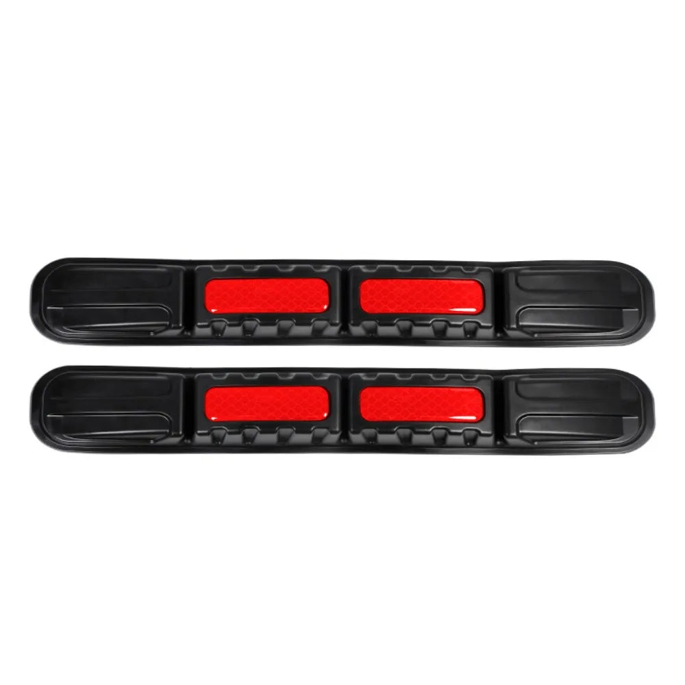 TPU Material Car Anti-collision Patch Self-adhesive Foldable Bumper Zpaxo Red