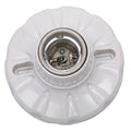 E27 Ceramics LED Light Bulb Holder Round Socket Base Hanging Lamp 6A Zpaxo Default Title