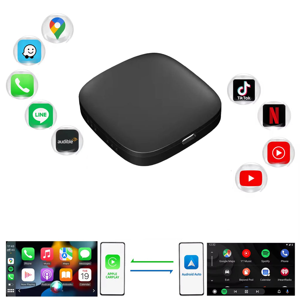 Android10 Carplay Box Ai Wired Wireless Car Adaptation Intelligent Zpaxo