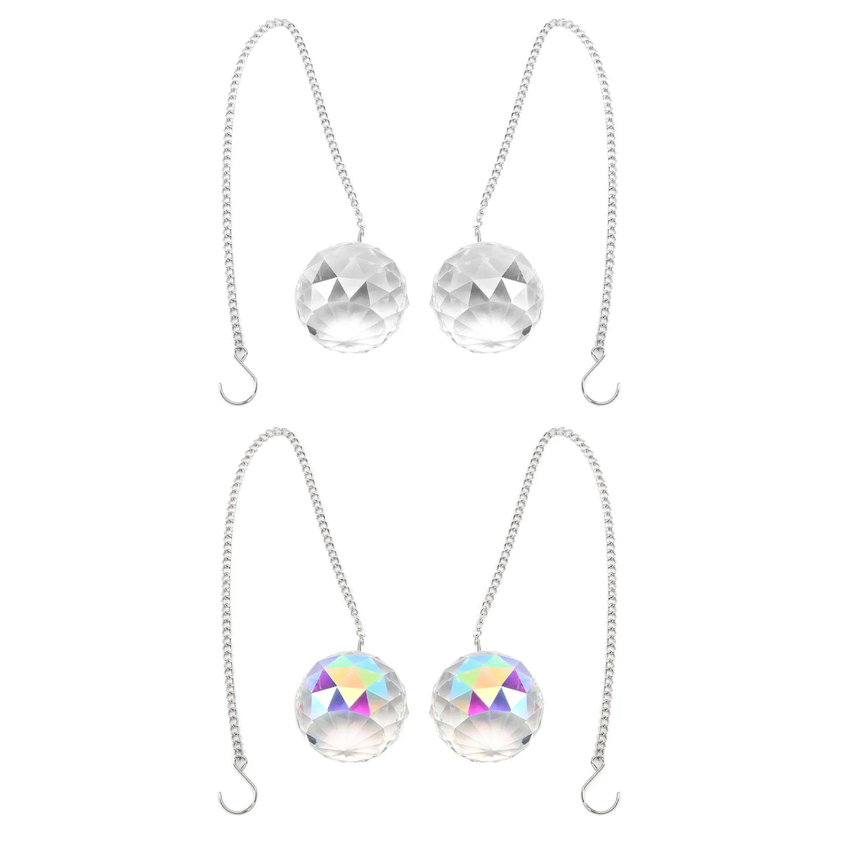 Window Rainow Maker Sparkling Decorative Hanging Crystal Ball Prism Zpaxo