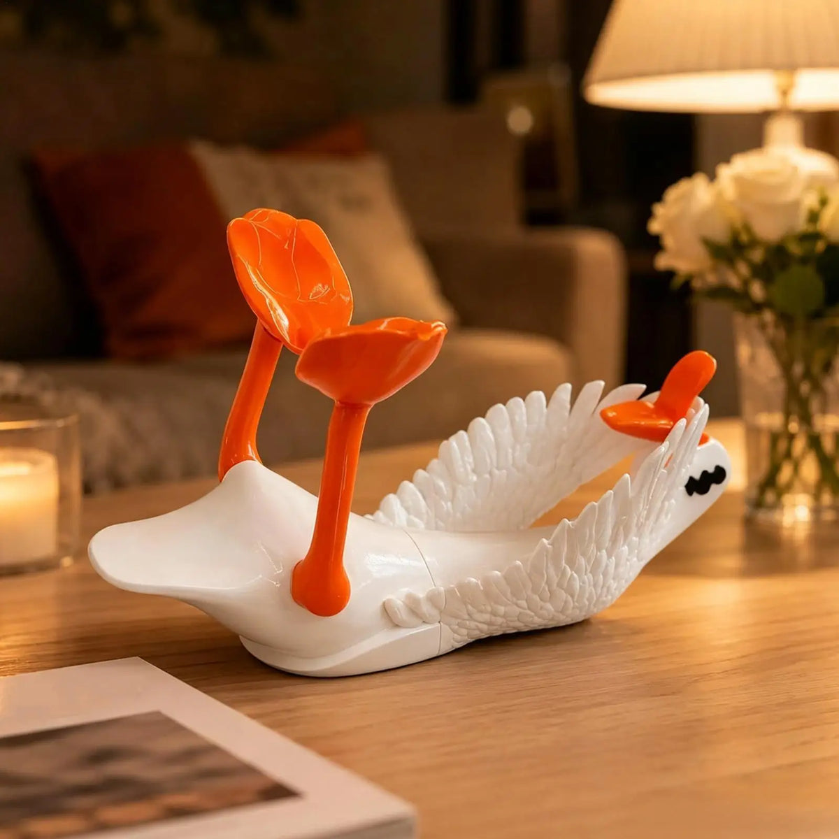 Goose Bottle Holder 3D Printed Shape Countertop Wine Rack Bartenders Zpaxo